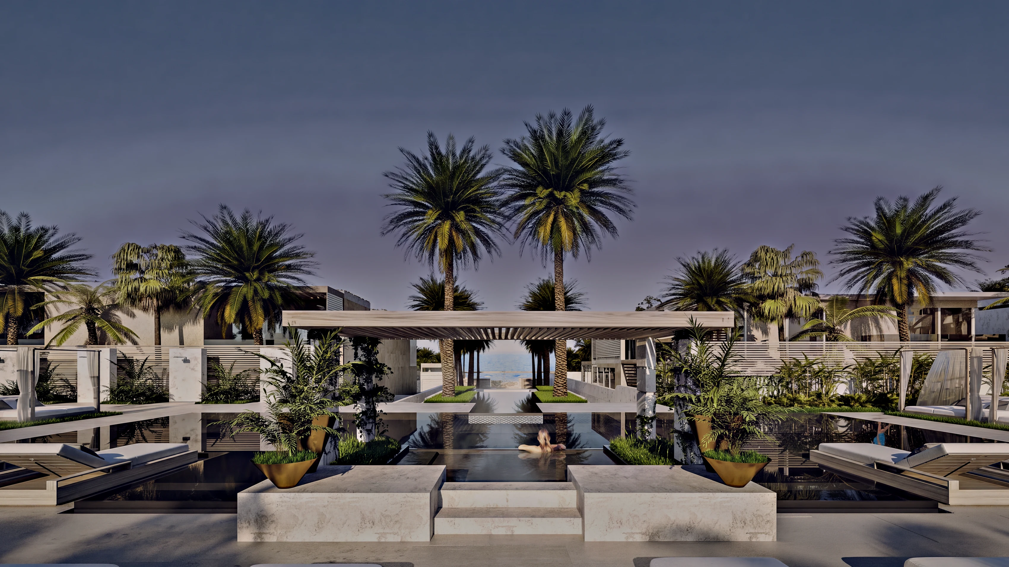 The beach club